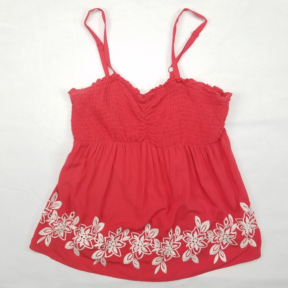 torrid Tops - Torrid Embroidered Floral Babydoll Camisole Top
